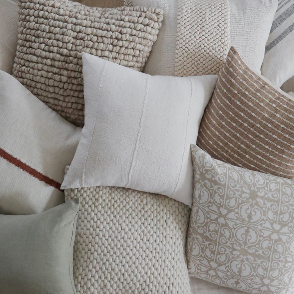 Cream on Cream Handwoven Textured Pillow Cover – Coterie, Brooklyn