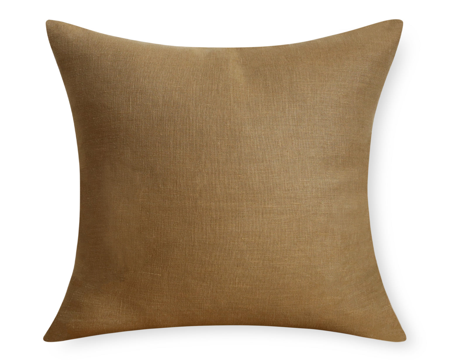 Linen Pillow Cover, Ochre