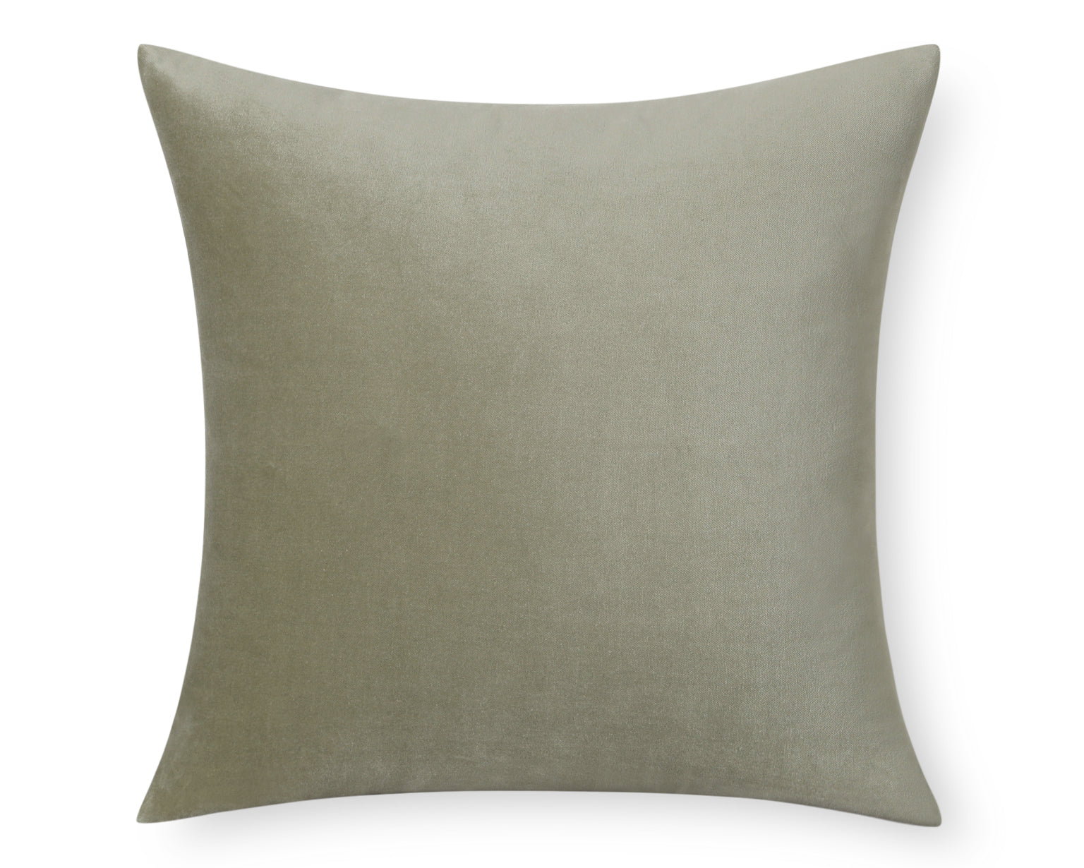 Velvet Pillow Cover, Sage Green - Main Image