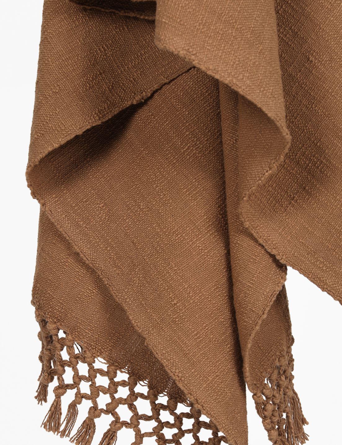 Aida Throw, Rust Throw Blankets Coterie Brooklyn
