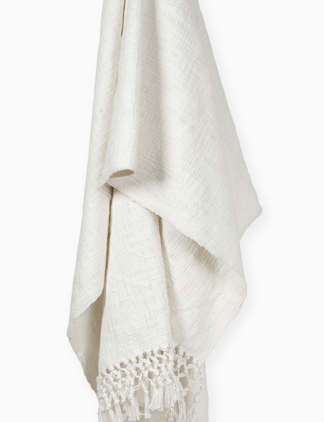 Aida Throw, Ivory Throw Blankets Coterie Brooklyn