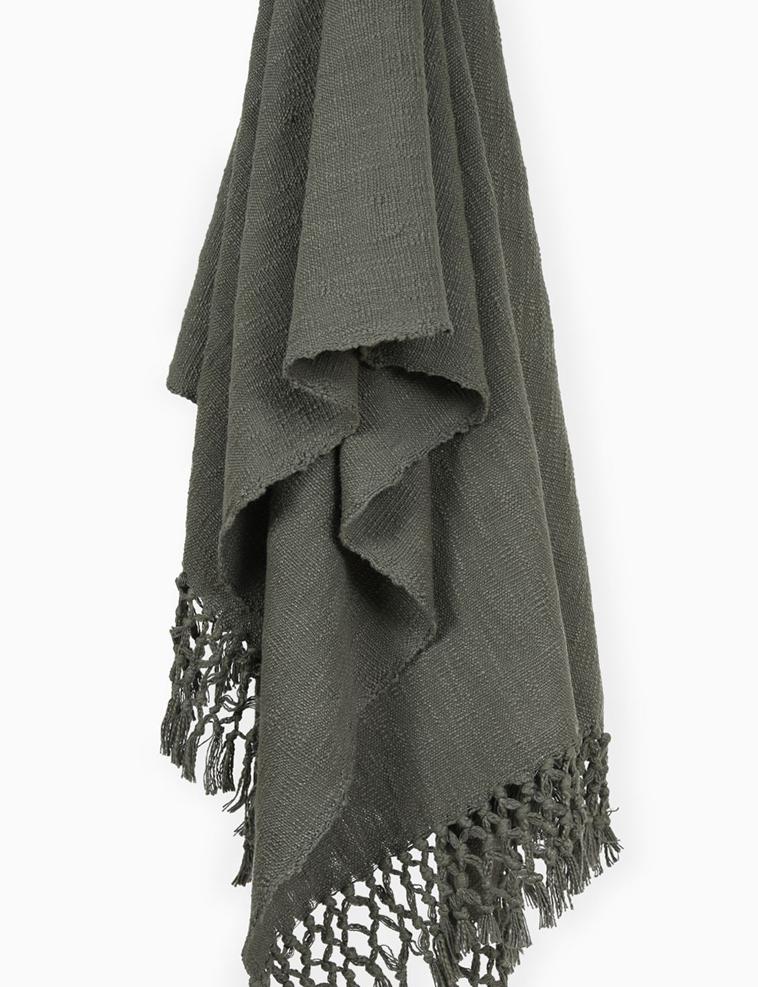 Aida Throw, Olive Throw Blankets Coterie Brooklyn
