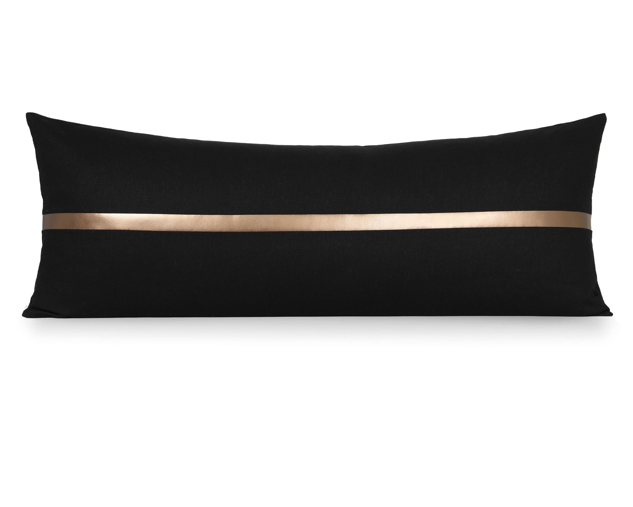 Antibes Bronze, 14"x36" Large Lumbar Decorative Pillows Coterie Brooklyn