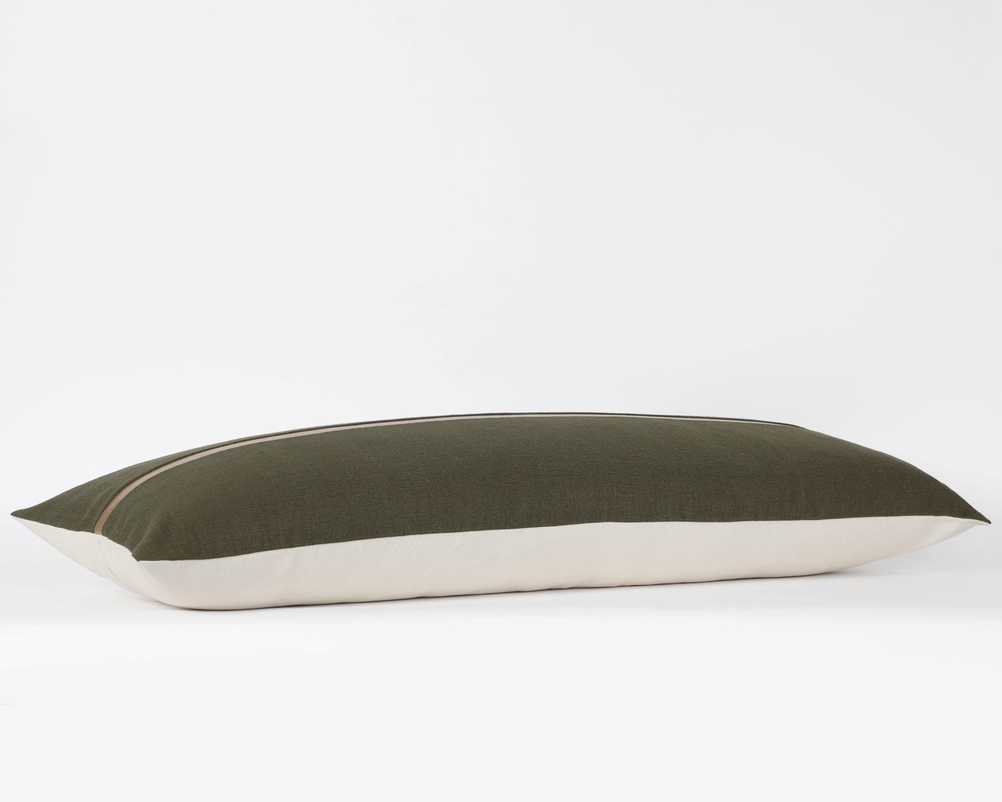 Antibes Moss, 14"x36" Large Lumbar Decorative Pillows Coterie Brooklyn