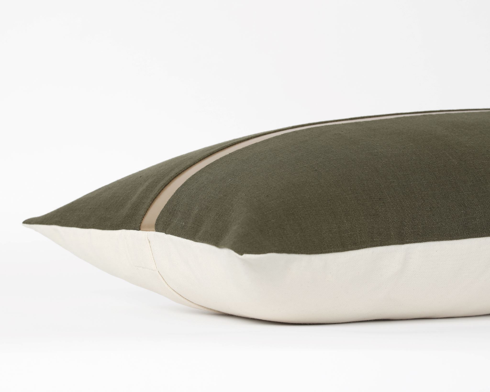 Antibes Moss, 14"x36" Large Lumbar Decorative Pillows Coterie Brooklyn