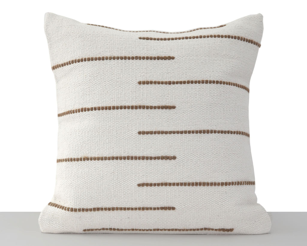 Astor, Ivory and Sepia *Ships April 5 2024 Decorative Pillows Coterie Brooklyn 