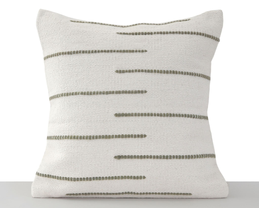 Astor, Ivory and Mist, *Ships April 5 2024 Decorative Pillows Coterie Brooklyn 