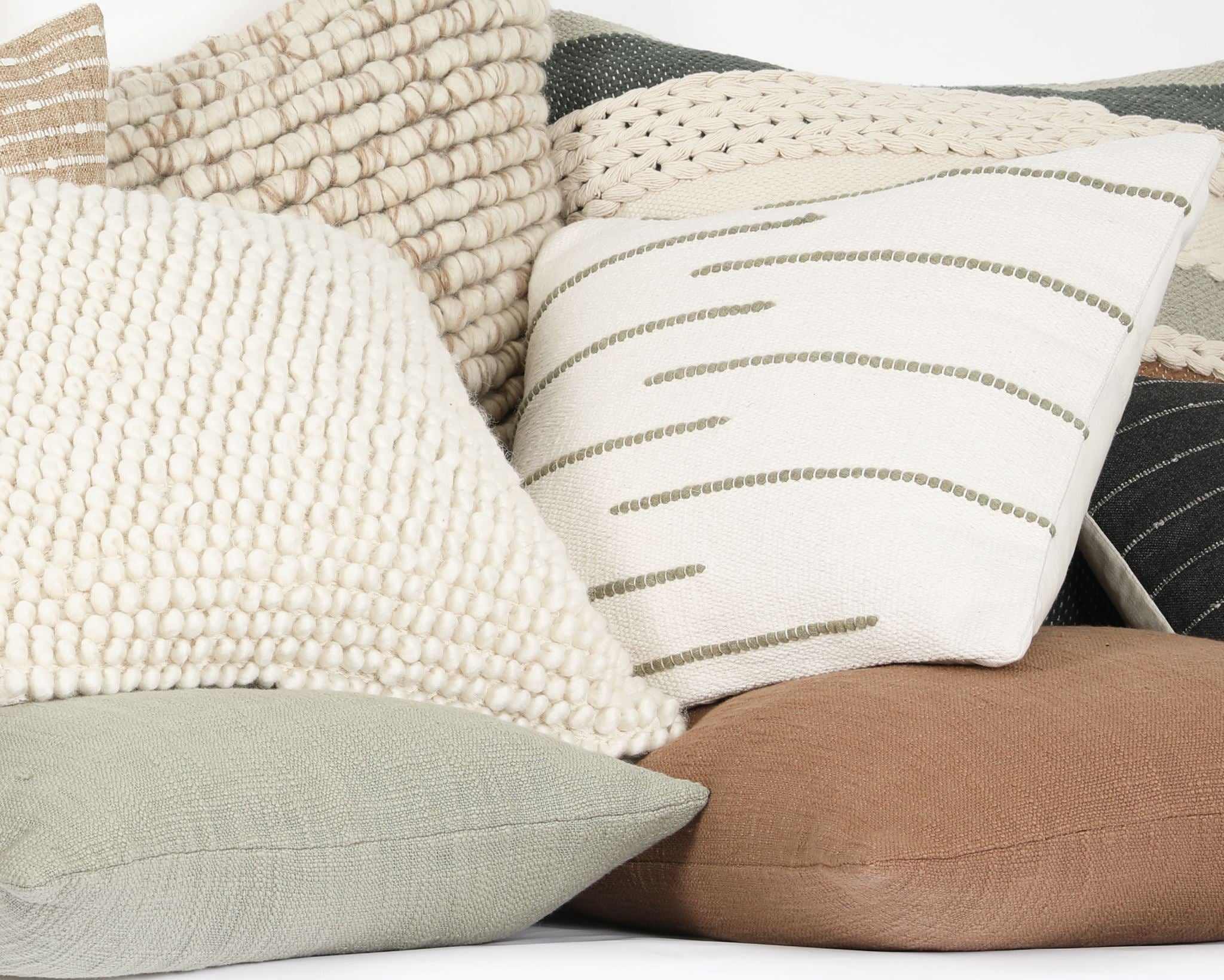 Baltimore, Crema Decorative Pillows Coterie Brooklyn