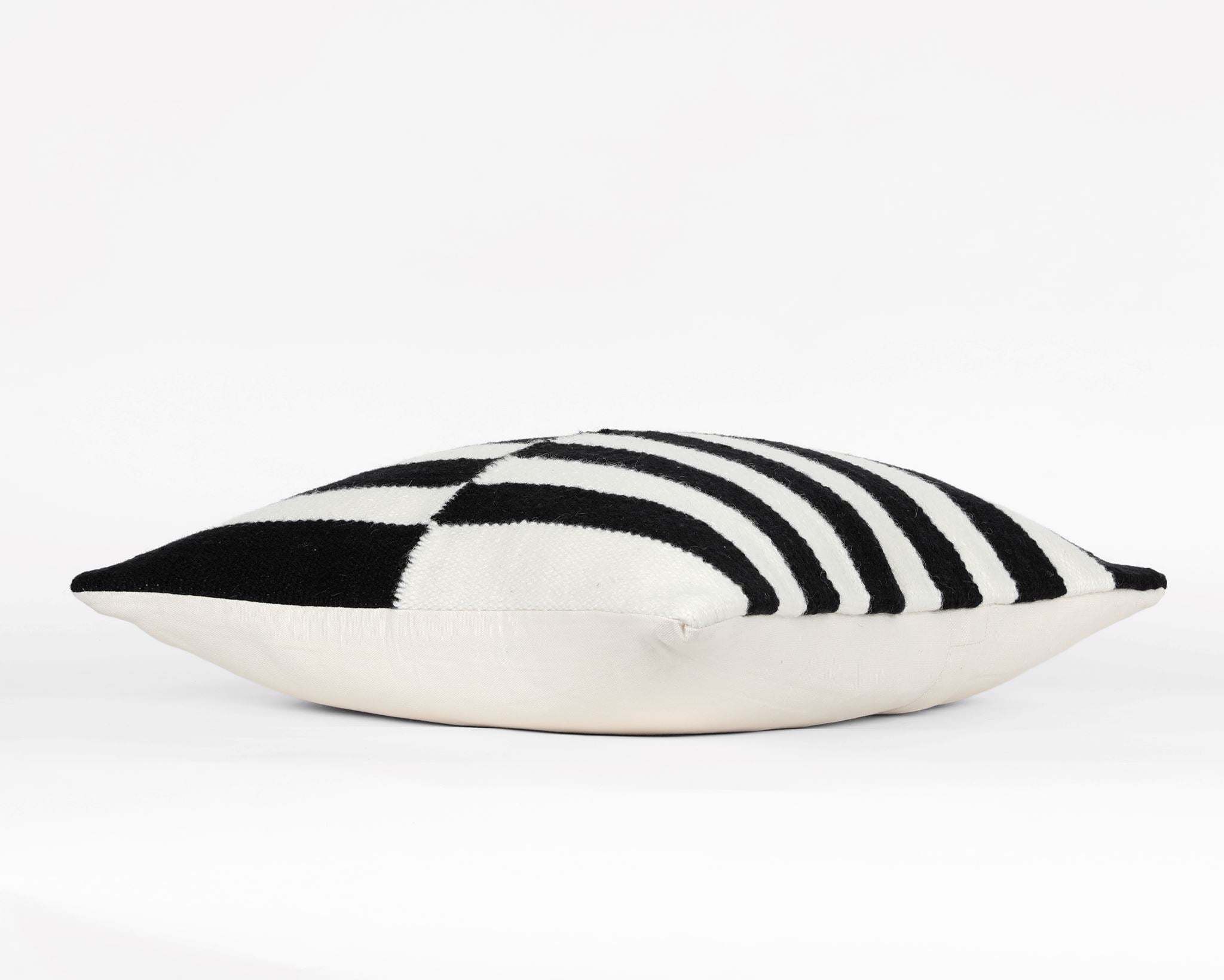 Cyprus, Black Wool Cover Decorative Pillows Coterie Brooklyn