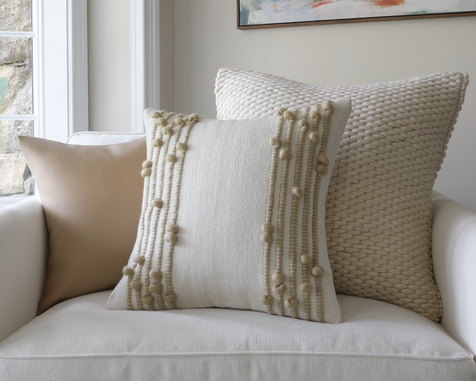 Meade, Wool Pillow Cover