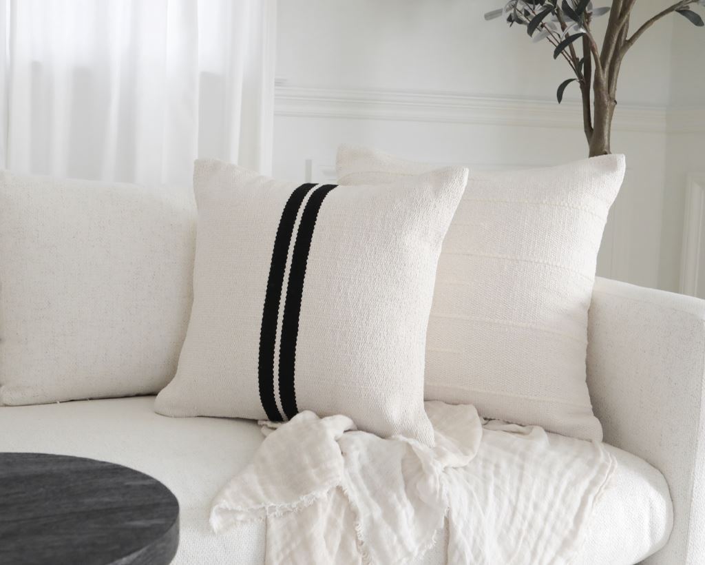 Forsythe Ivory, *Ships Dec. 1 - 5th Decorative Pillows Coterie Brooklyn