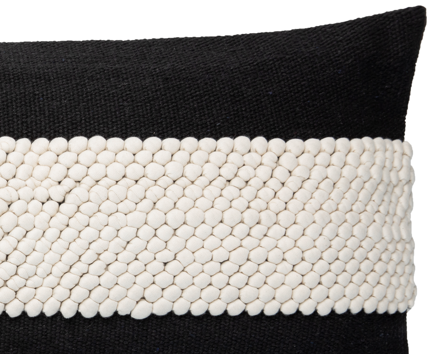 Houston Black, 14"x36" Large Lumbar