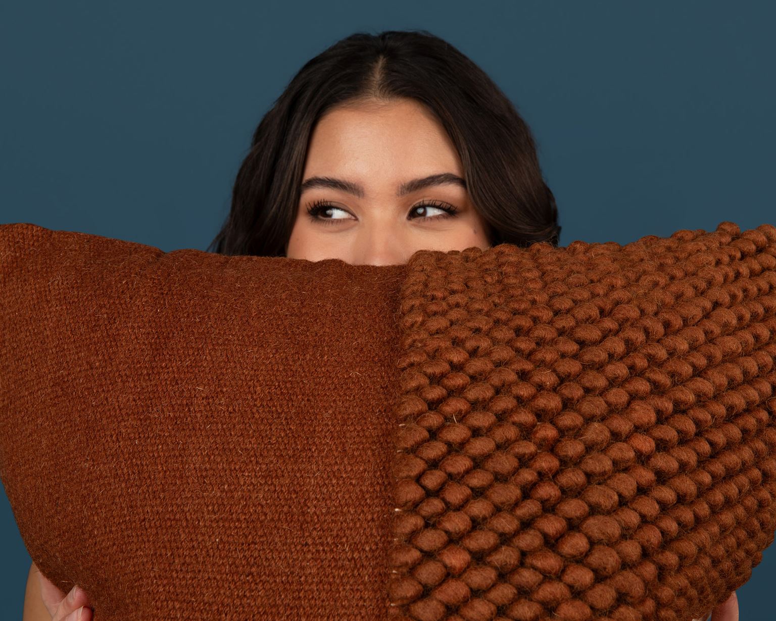 Islip, Rich Brown Decorative Pillows Coterie Brooklyn