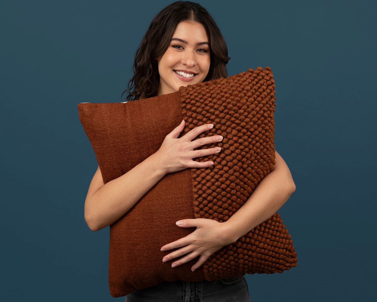 Islip, Rich Brown Decorative Pillows Coterie Brooklyn