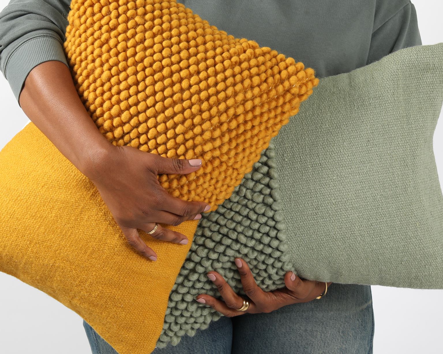 Islip, Sage Decorative Pillows Coterie Brooklyn