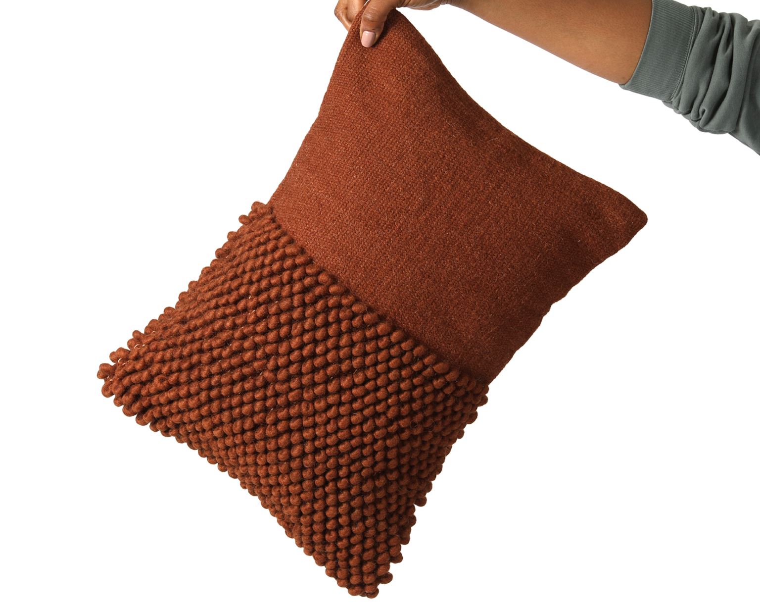 Islip Lumbar in Rich Brown, 14"x20" Decorative Pillows Coterie Brooklyn