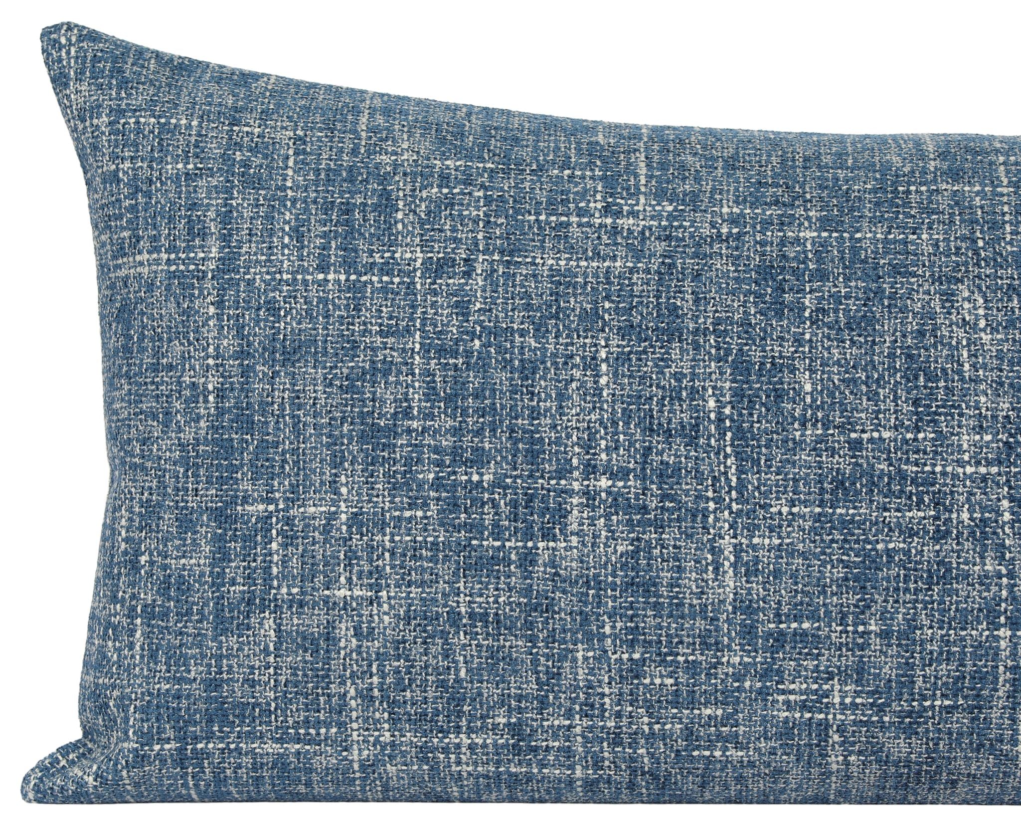 Katonah Indigo, 14"x36" Large Lumbar Decorative Pillows Coterie Brooklyn