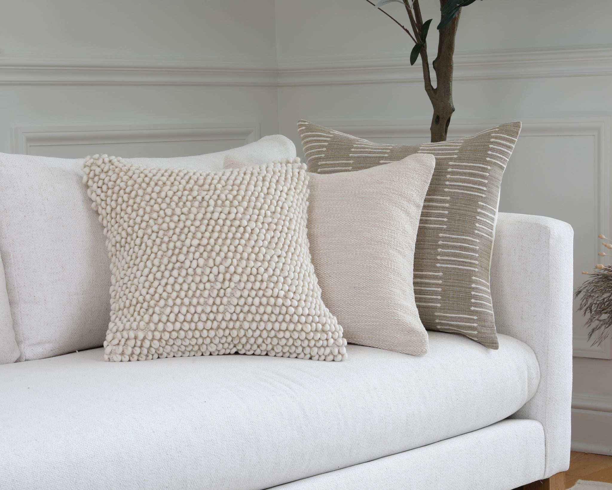 Kingston, Natural Decorative Pillows Coterie Brooklyn