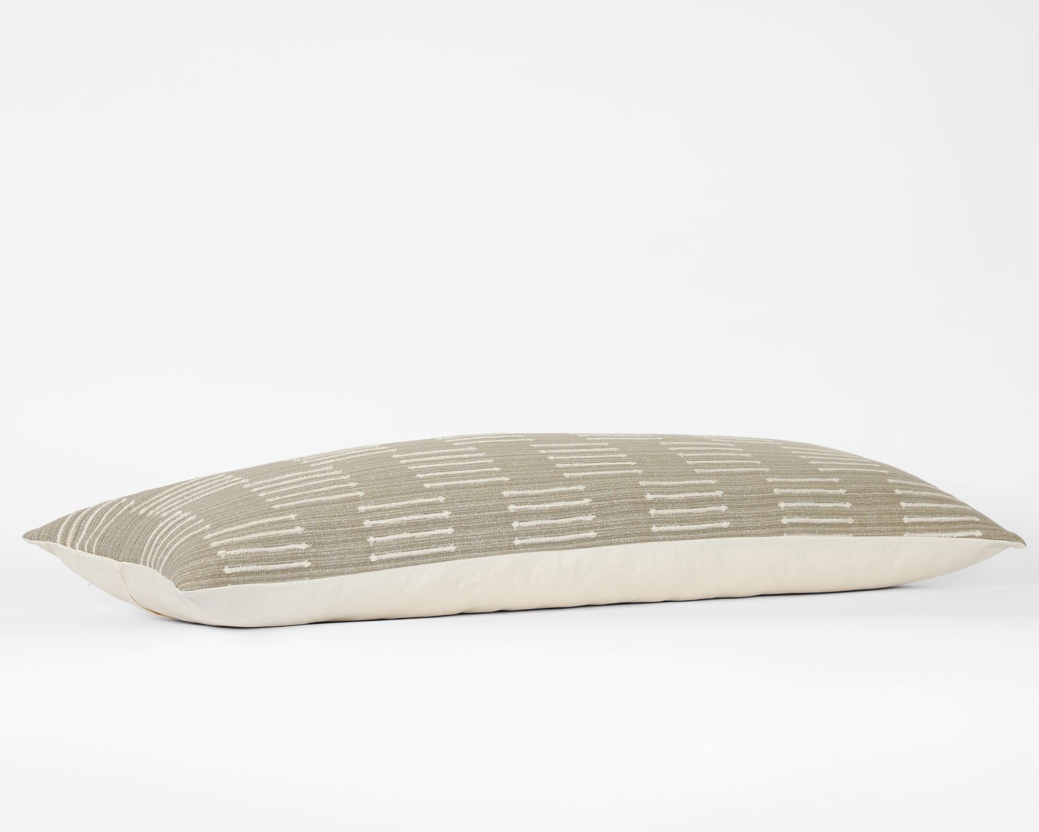 Kingston Natural, 14"x36" Large Lumbar Decorative Pillows Coterie Brooklyn