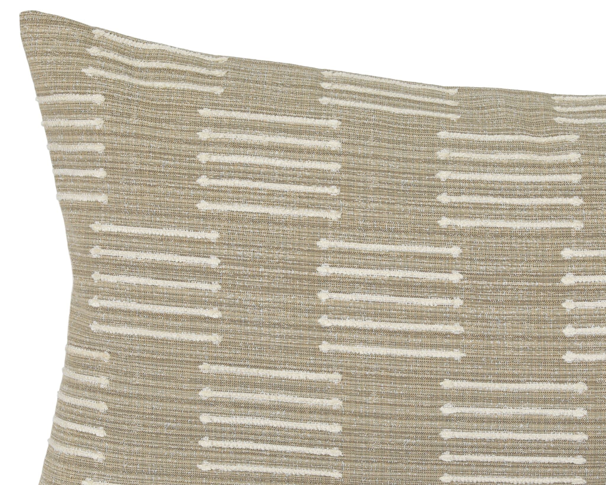 Kingston Natural, 14"x36" Large Lumbar Decorative Pillows Coterie Brooklyn