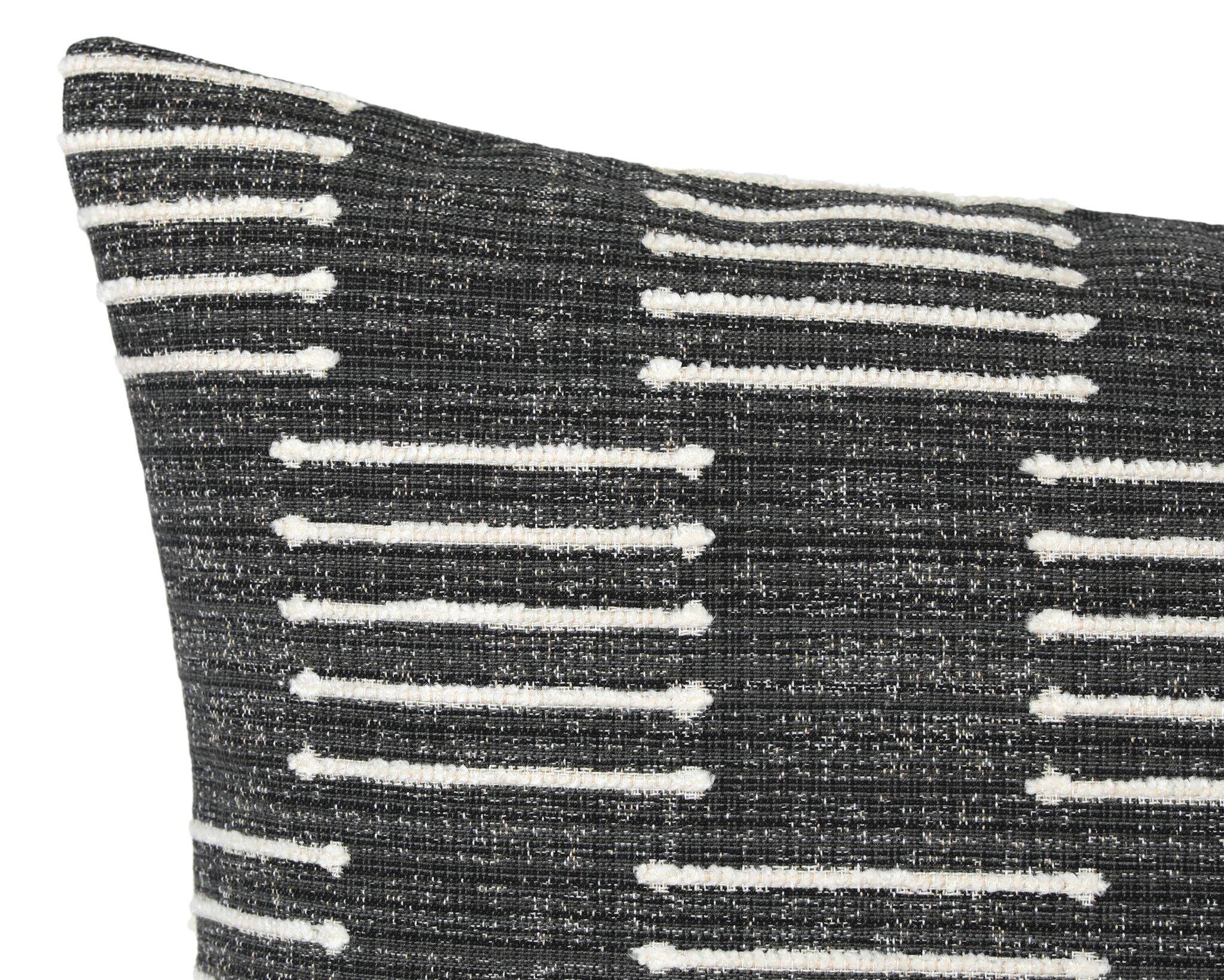 Kingston Onyx, 14"x36" Large Lumbar Decorative Pillows Coterie Brooklyn