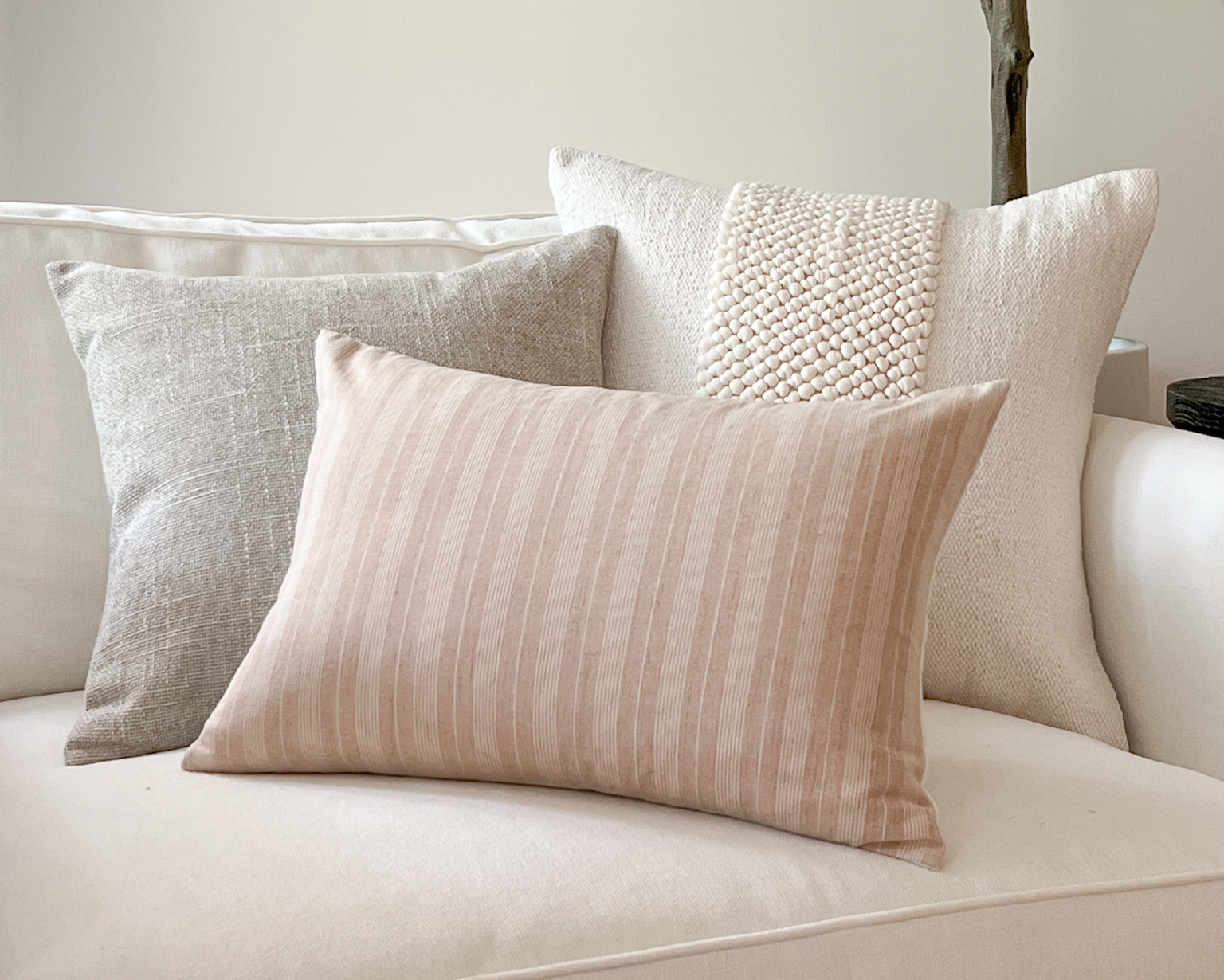 Melbourne Pillow Cover in Sandstone