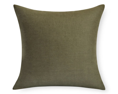 Moss Linen Pillow Cover