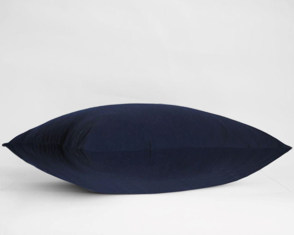 Linen Pillow Cover, Navy Decorative Pillows Coterie Brooklyn