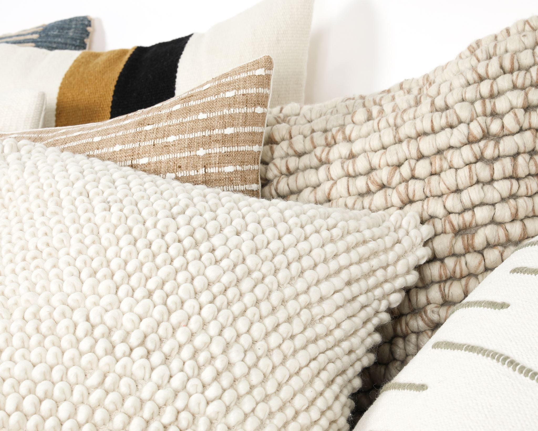 Baltimore, Crema Decorative Pillows Coterie Brooklyn