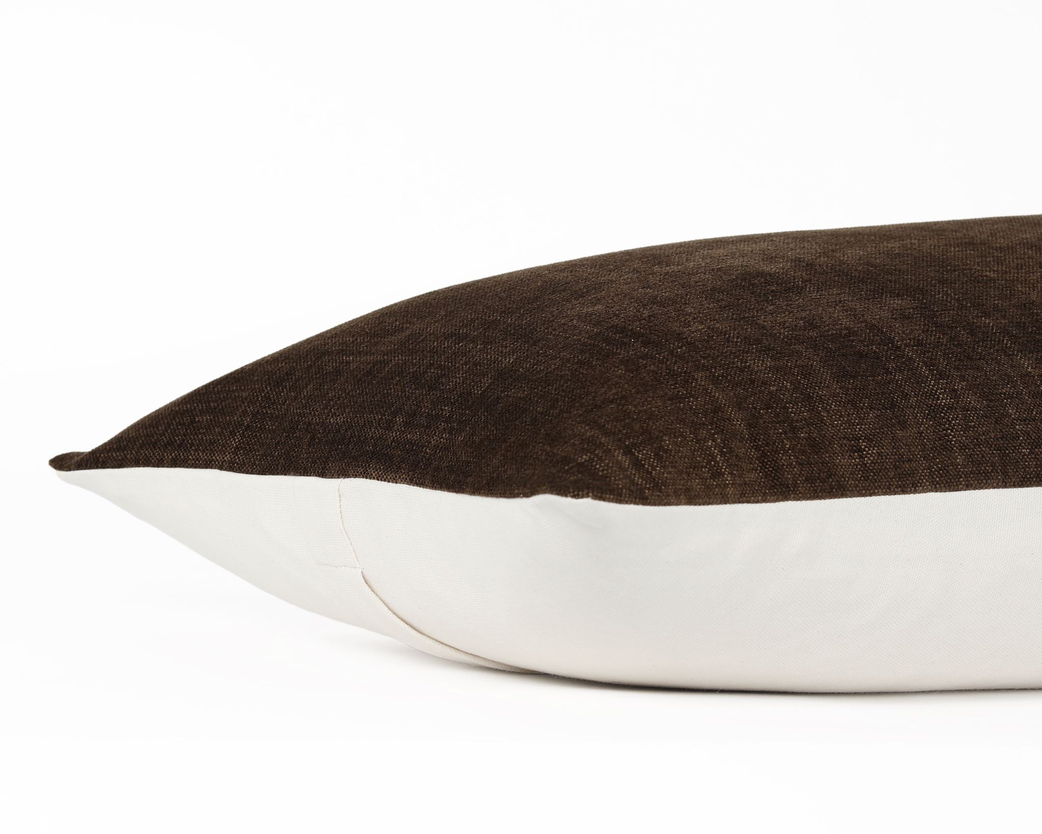 Roux, Bark Velvet, 14"x36" Large Lumbar Decorative Pillows Coterie Brooklyn