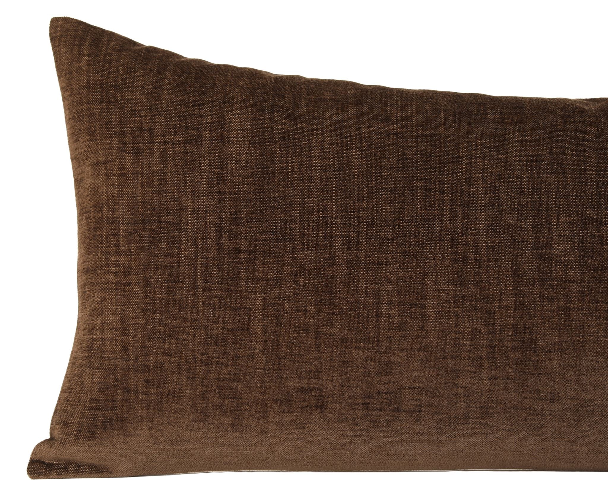 Roux, Bark Velvet, 14"x36" Large Lumbar Decorative Pillows Coterie Brooklyn