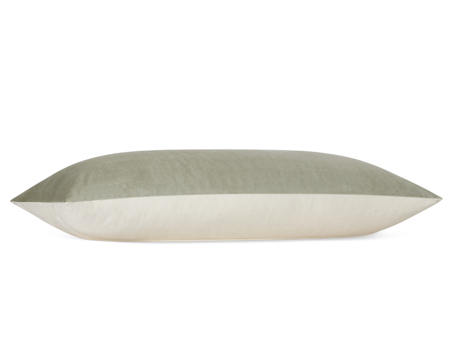 Sage Velvet Long Lumbar Pillow