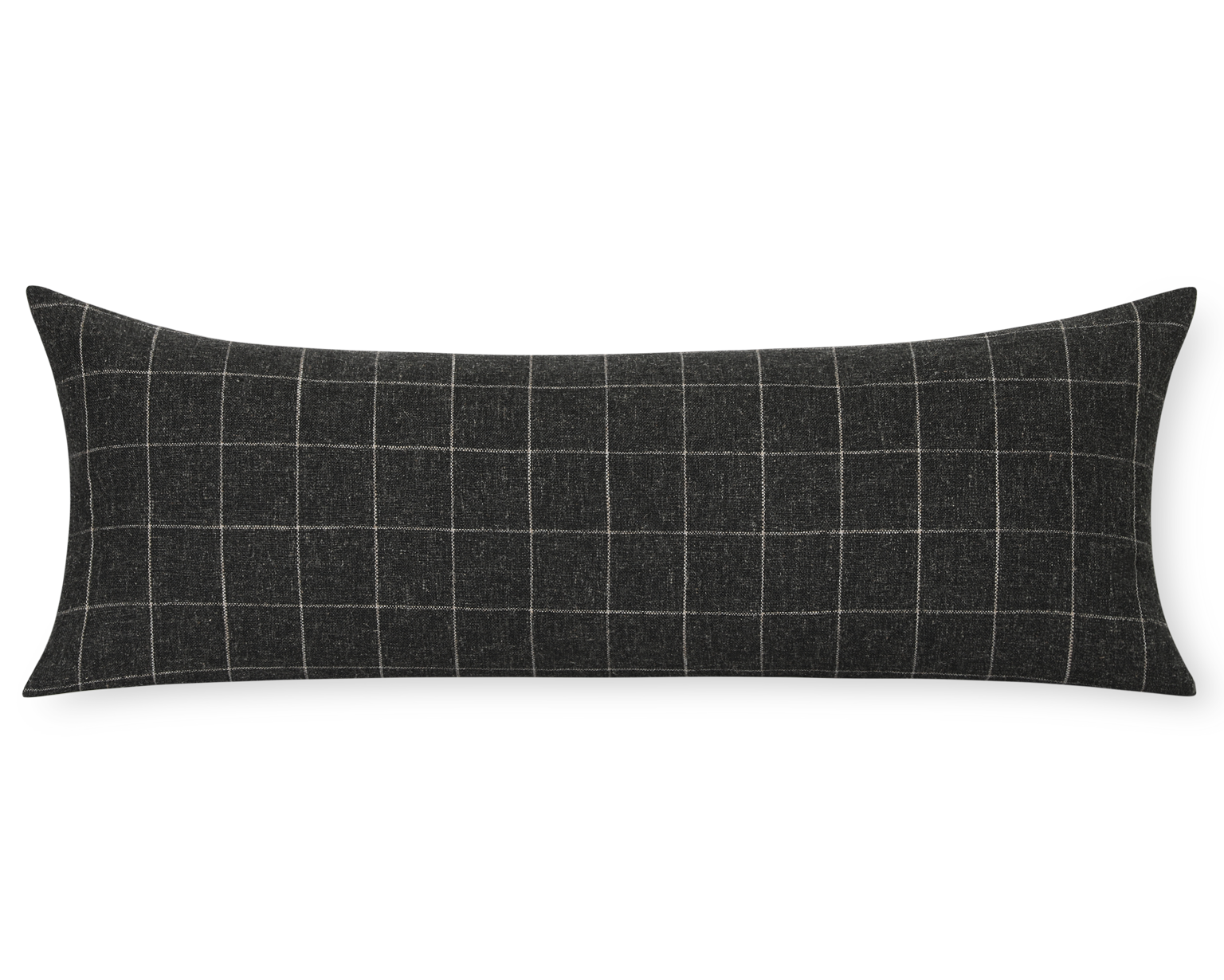 Townsend, Charcoal Windowpane Pillow Cover