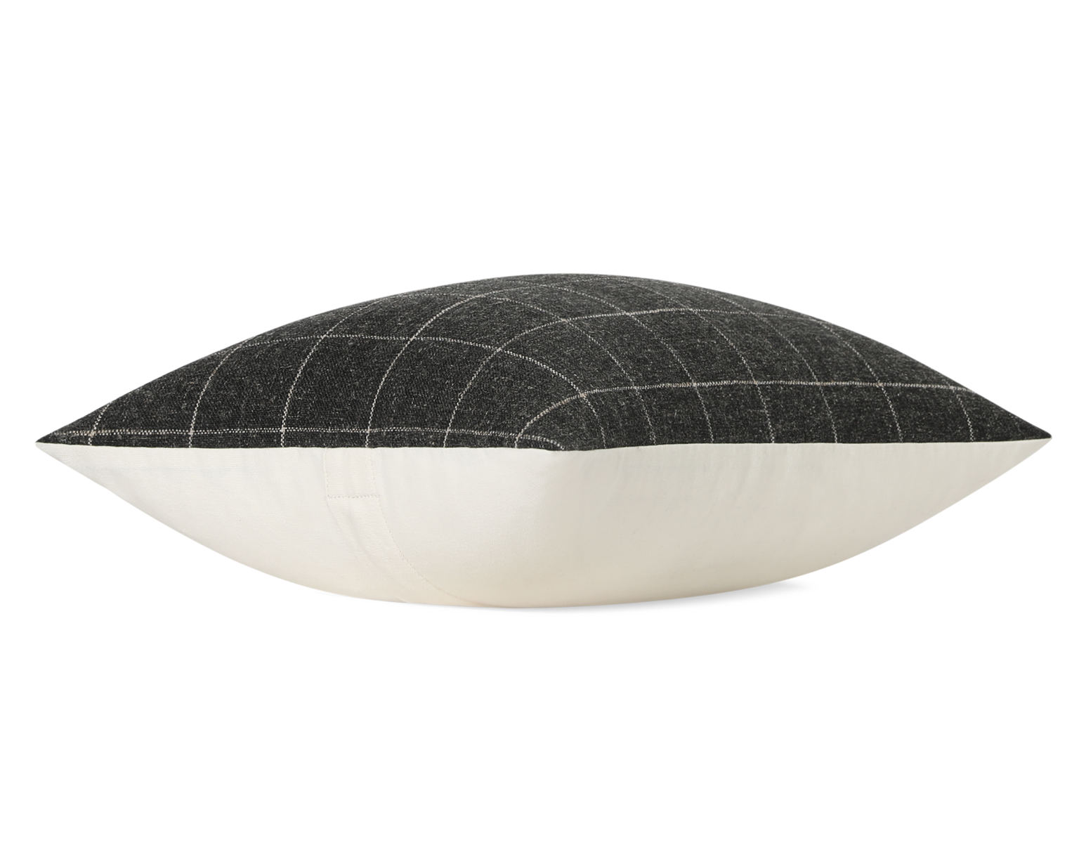 Townsend, Charcoal Windowpane Pillow Cover