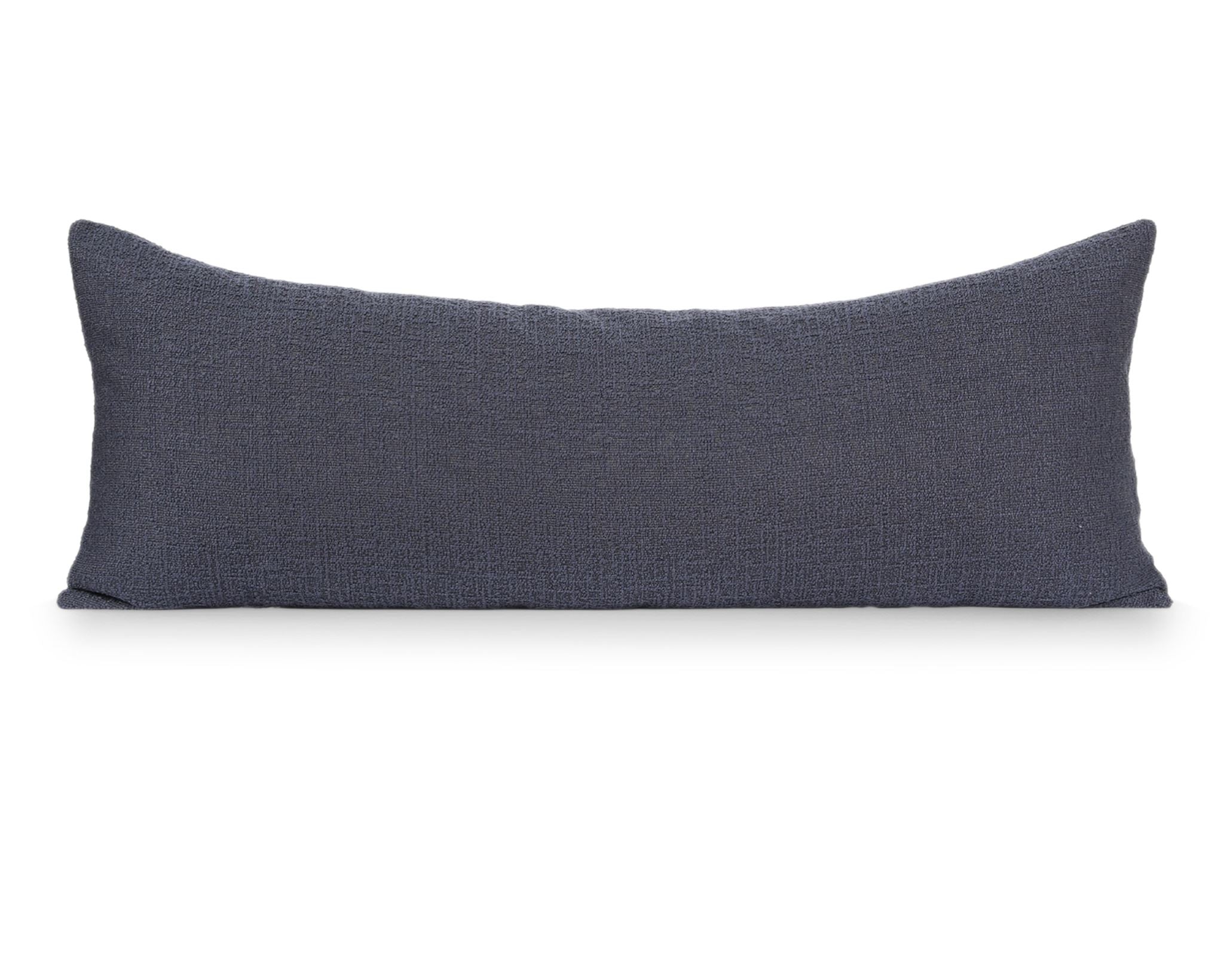 Uma, Navy Boucle Decorative Pillows Coterie Brooklyn Large Lumbar - 14x36