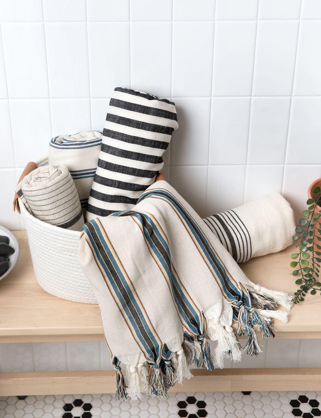 Organic Turkish Towel, Charlotte Bath Towels & Washcloths Coterie Brooklyn