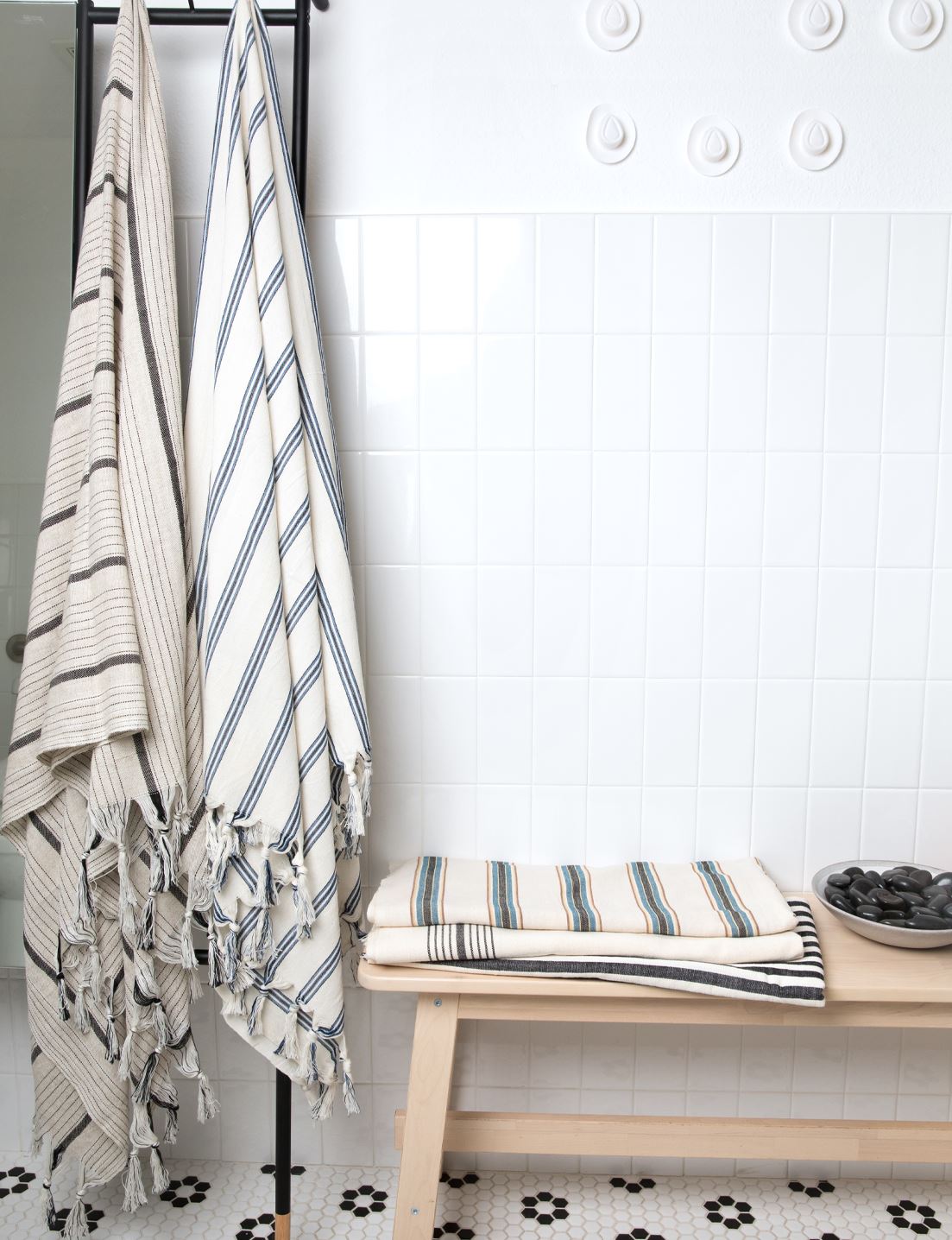 Organic Turkish Towel, Charlotte Bath Towels & Washcloths Coterie Brooklyn
