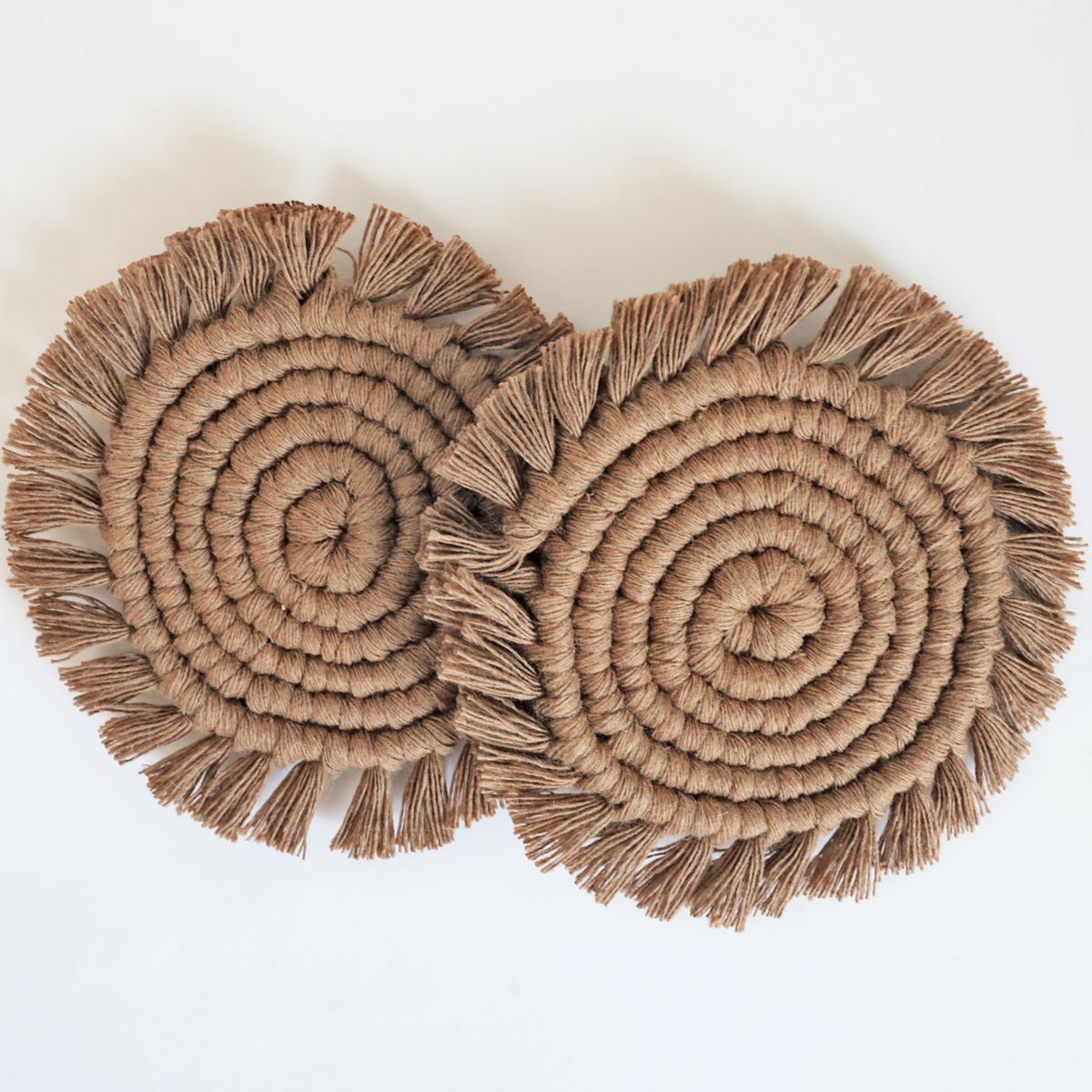 Macrame Coaster Set, Assorted Colors Decor Coterie, Brooklyn