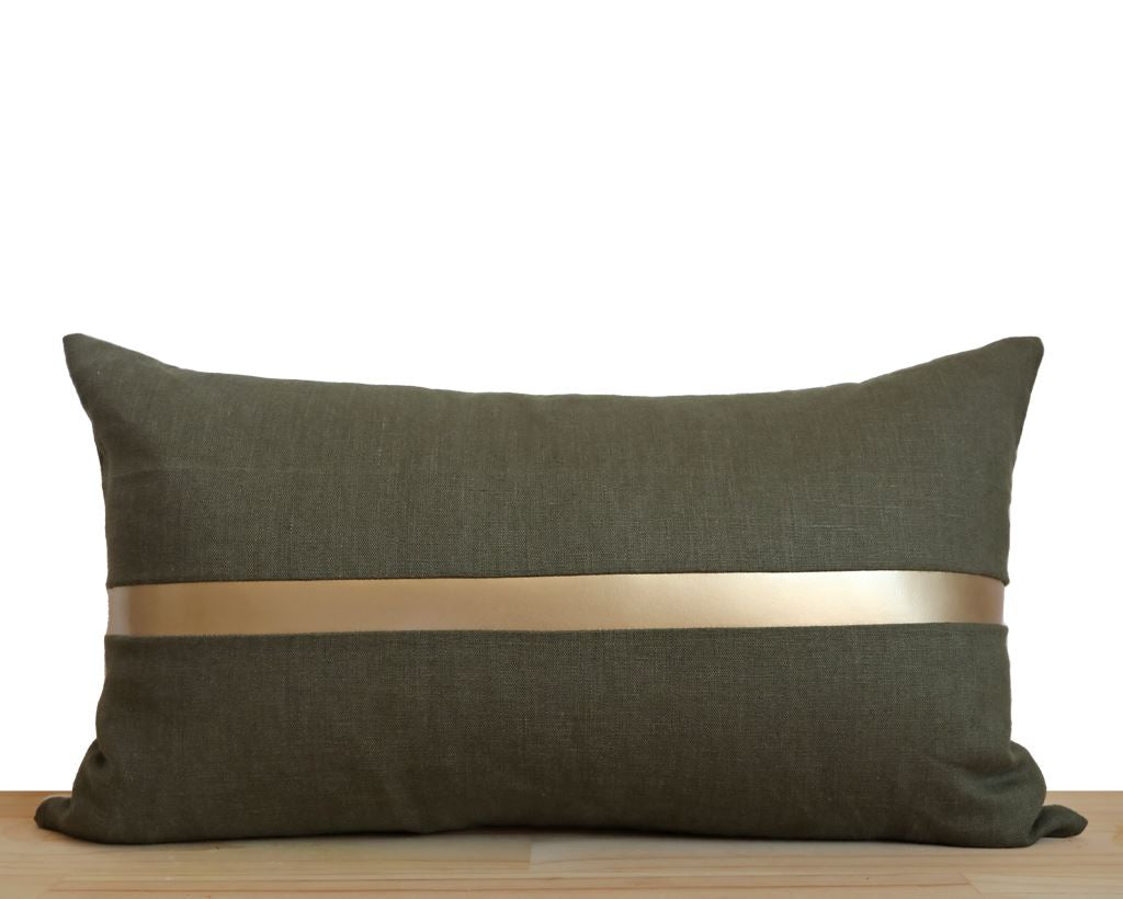 Antibes, Moss Decorative Pillows Stitched By Grace