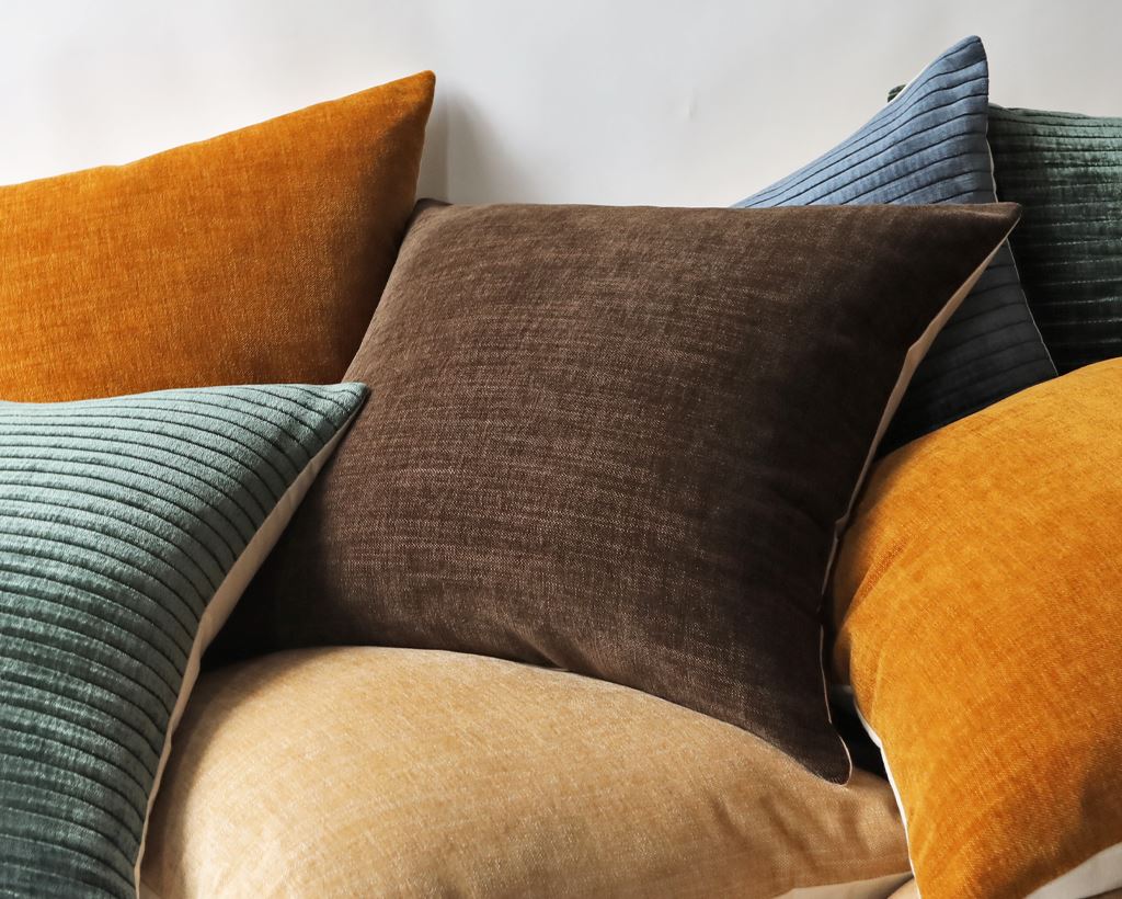 Roux, Bark Velvet Decorative Pillows Coterie Brooklyn