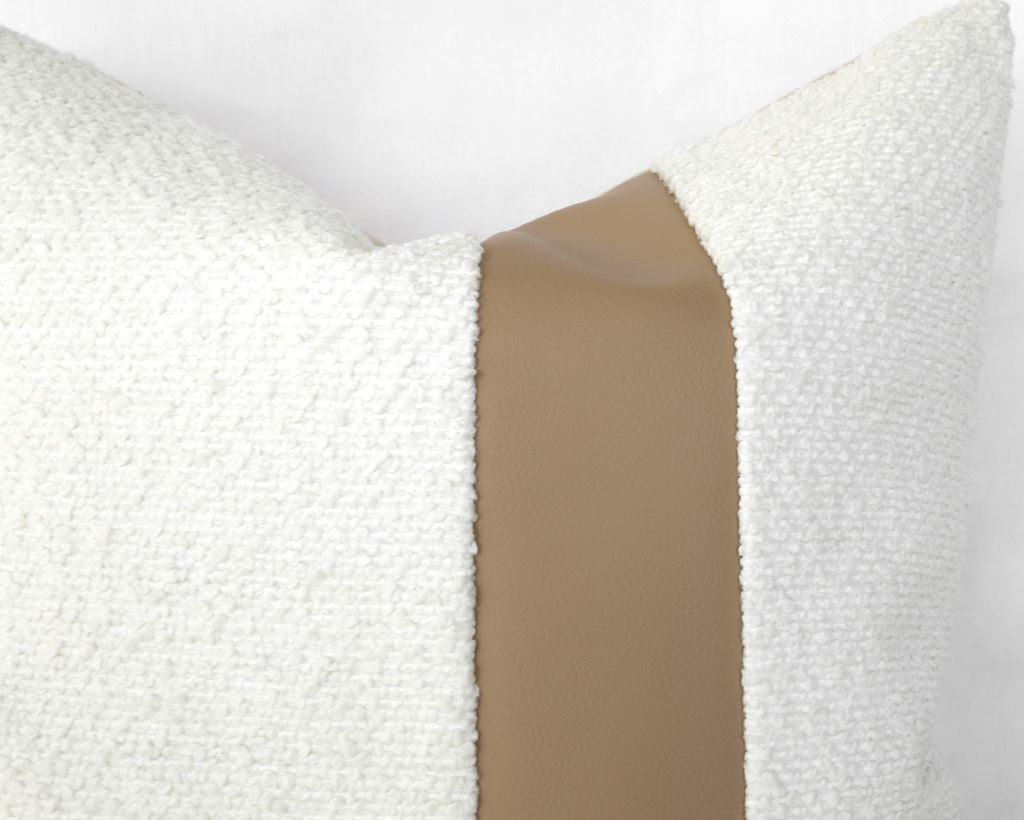 Caruso, Ivory Boucle Decorative Pillows Coterie Brooklyn