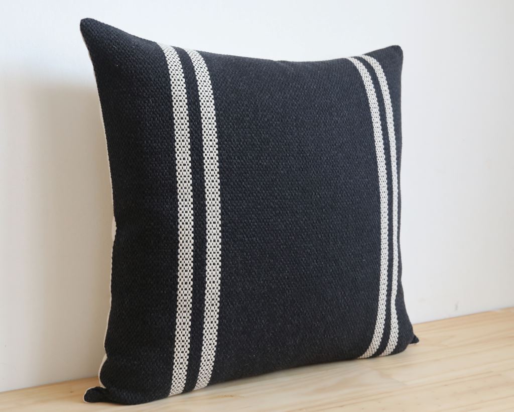 Lehigh, Onyx Decorative Pillows Stitched By Grace