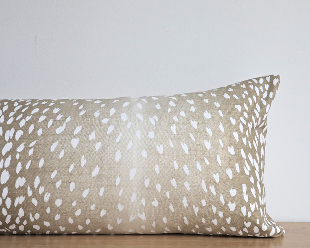Linstead, Extra Long Lumbar Decorative Pillows Stitched By Grace
