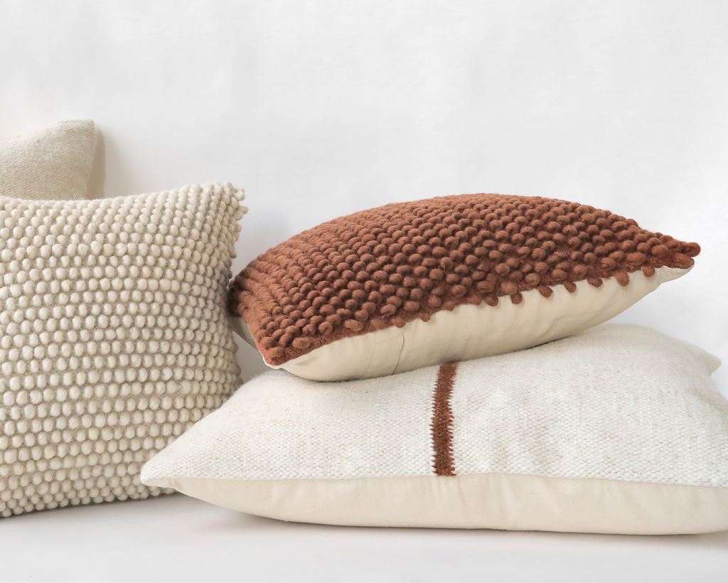 Katama, Rust Decorative Pillows Jamasi