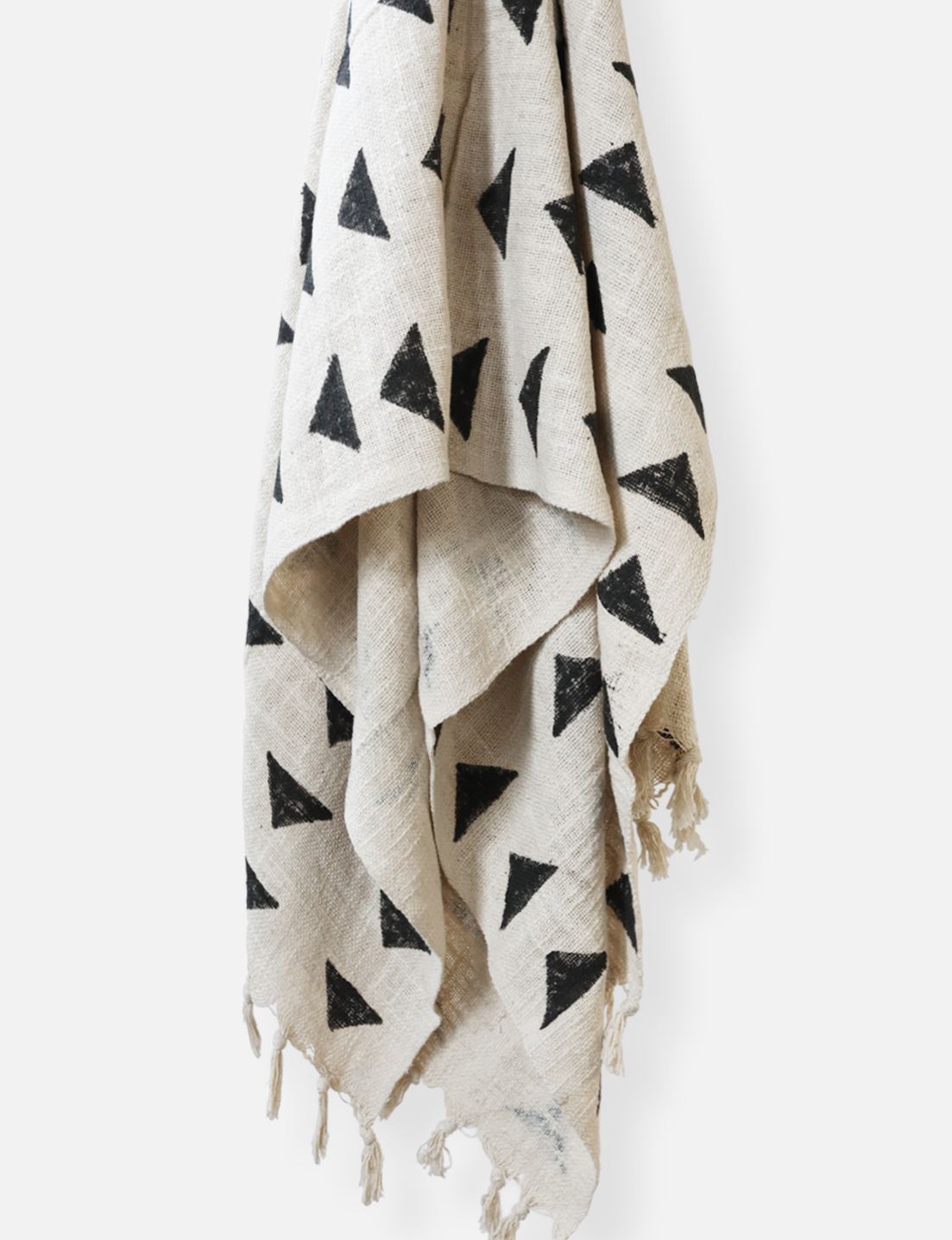 Block Printed Throw Blanket Throw Blankets Coterie Brooklyn