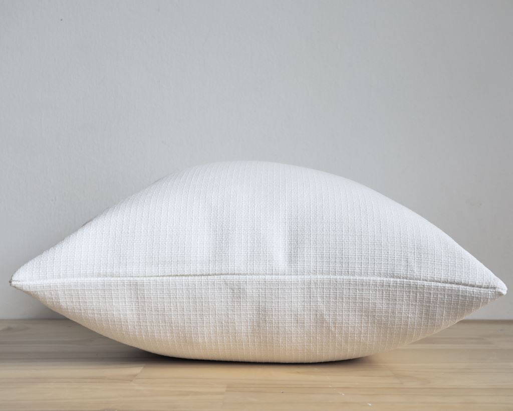 Piermont, Outdoor Pillow Cover, Off White Decorative Pillows Stitched By Grace