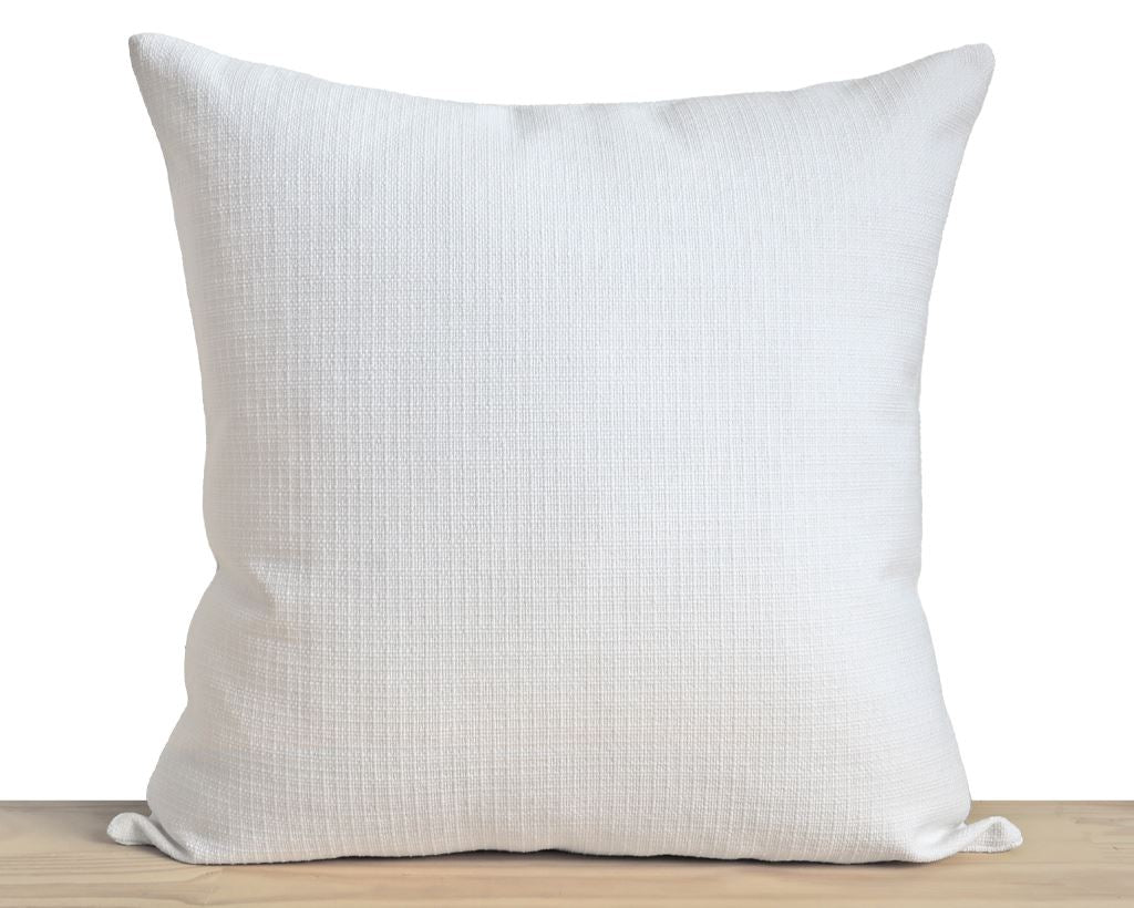 Piermont, Outdoor Pillow Cover, Off White Decorative Pillows Stitched By Grace
