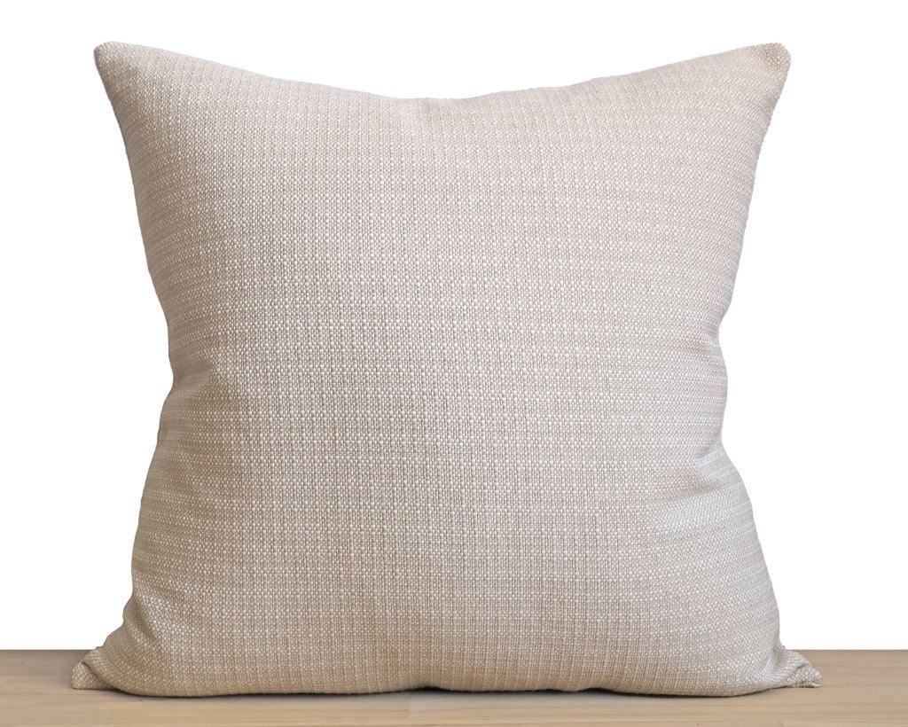 Piermont, Outdoor, Sand Decorative Pillows Stitched By Grace 