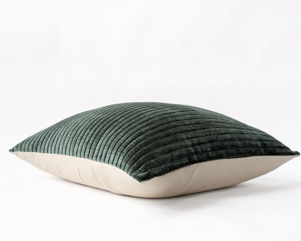 Rhone, Evergreen Velvet Decorative Pillows Coterie Brooklyn