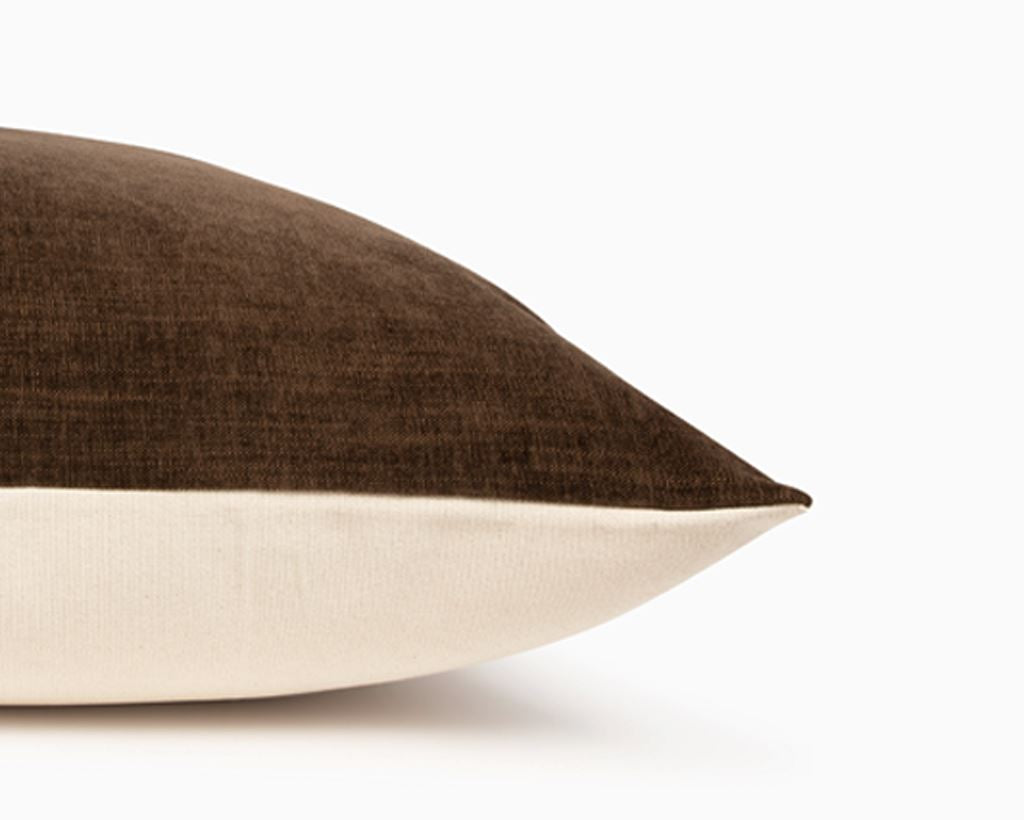 Floor Pillow, Bark Velvet Decorative Pillows Coterie Brooklyn